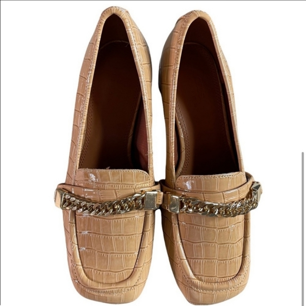 ASOS Design Chunky Sole Loafer Pump Heels like new